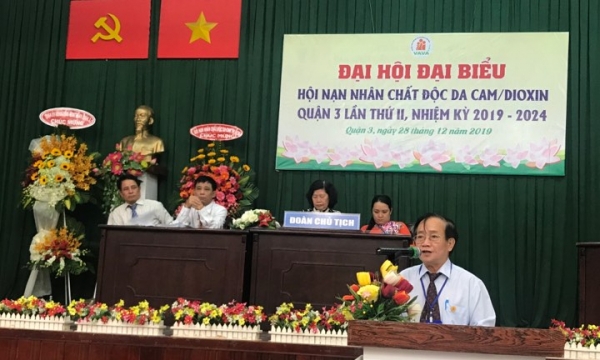 Đại hội đại biểu Hội Nạn nhân chất độc da cam/dioxin quận 3 lần II, nhiệm kỳ 2019 - 2024